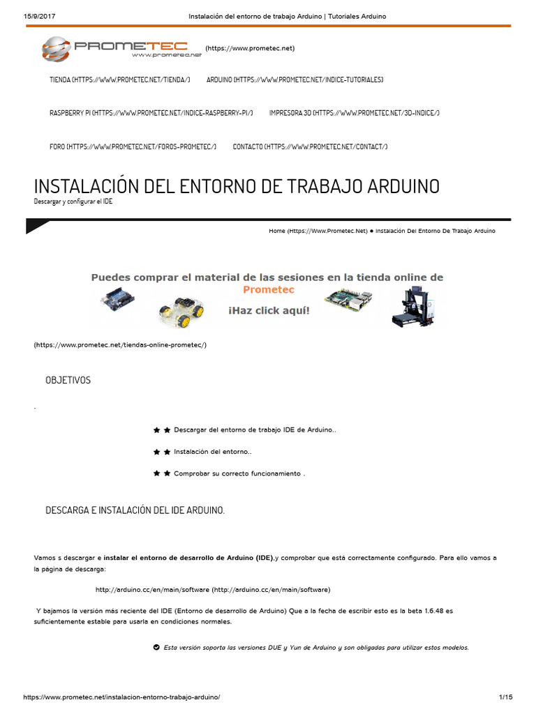 Instalación del IDE Arduino y Drivers | PDF | Arduino | Informática