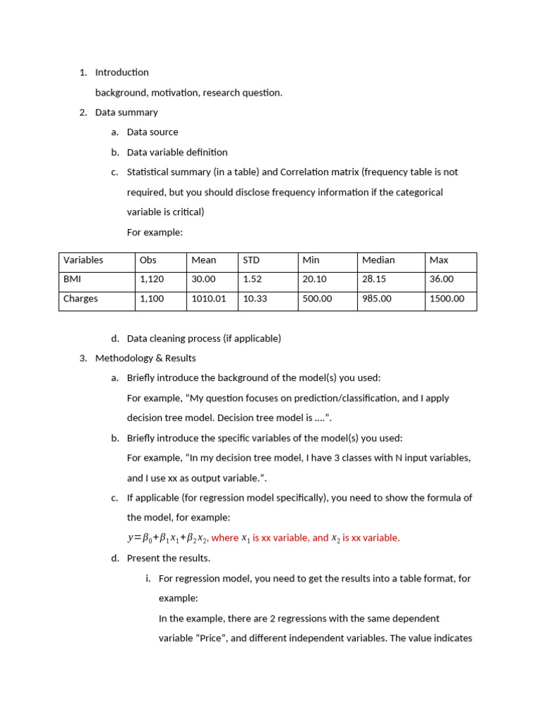 Data Analysis and Modeling Overview | PDF | Dependent And Independent ...