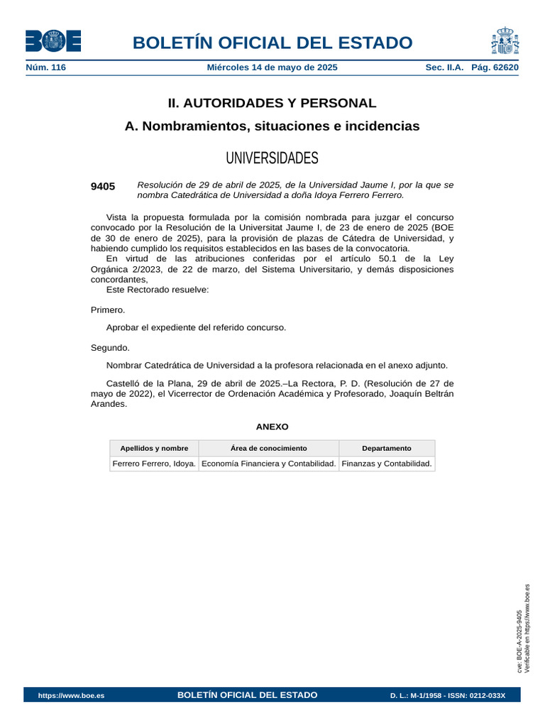 BOE-A-2025-9405 | PDF