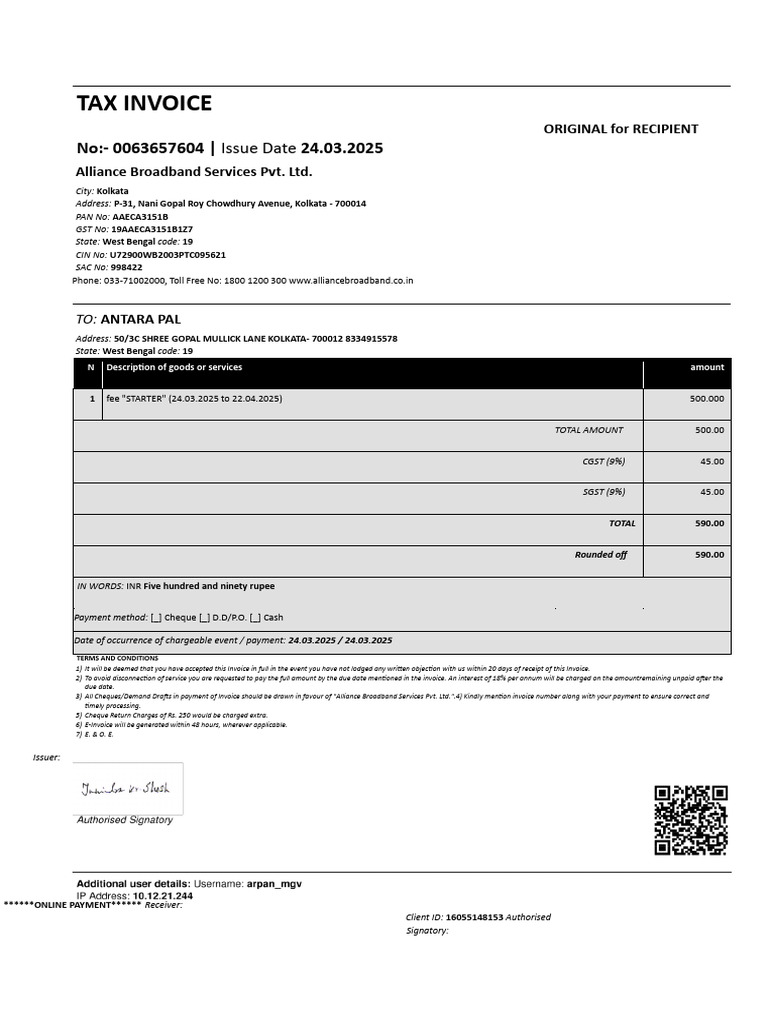 Tax Invoice: Issue Date | PDF | Cheque | Payments