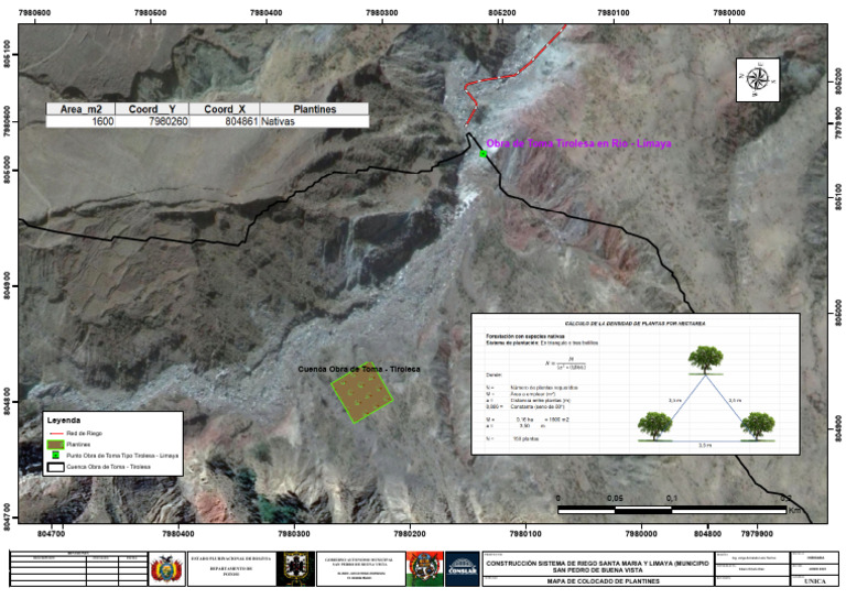 Mapa de Tirolesa en Limaya, Potosí | PDF