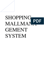 Shopping Mallmana Gement System