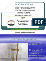 Practical Parasitology 2008 Done by DR Ibrahim Samaha Medical Student Mansoura University Egypt