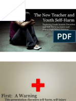 The New Teacher and Youth Self Harm Presentation