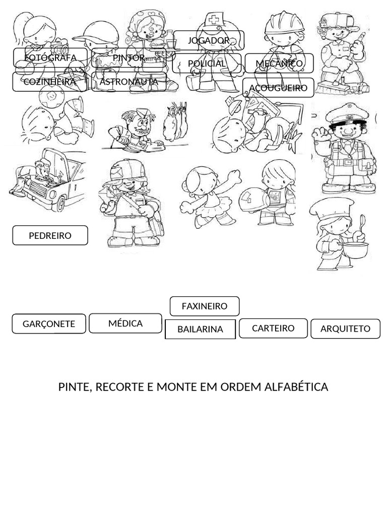 1 - Profissões - Ordem Alfabética | PDF