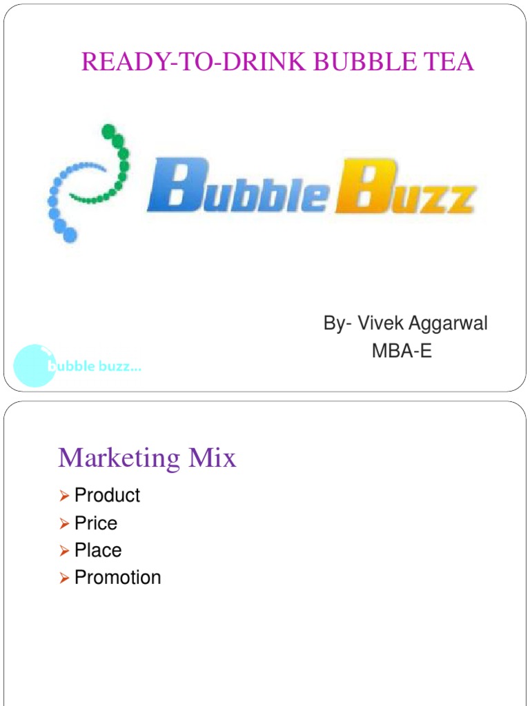 Bubble Buzz, PDF, Drink