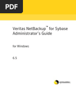 Veritas Netbackup For Sybase Administrator'S Guide