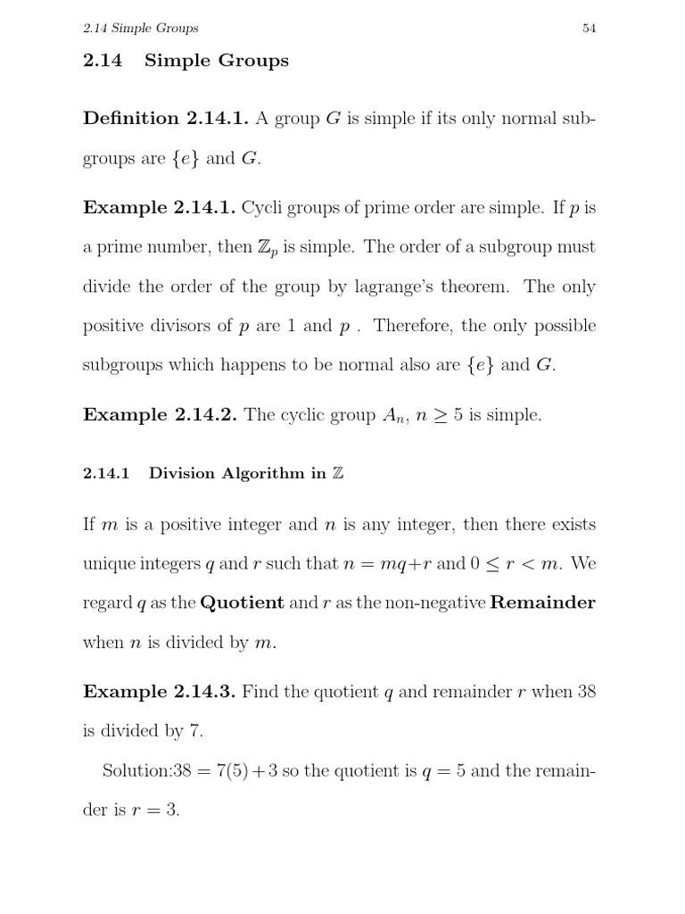 Mat 313 Lecture Notes Part Five | PDF | Arithmetic | Mathematical ...