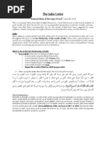The Latest Full Safar Letter