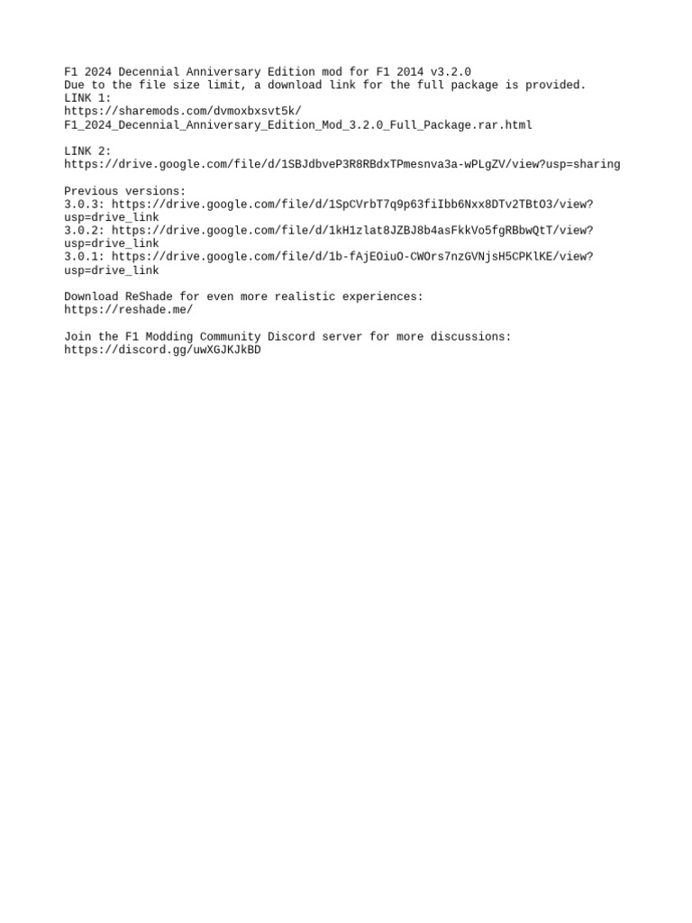 Important - Full Package Download | PDF