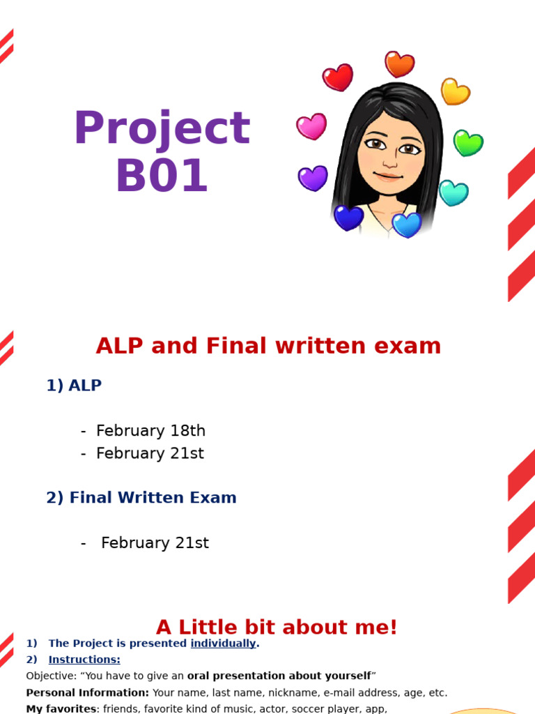 ALP and Final Exam Presentation Guide | PDF