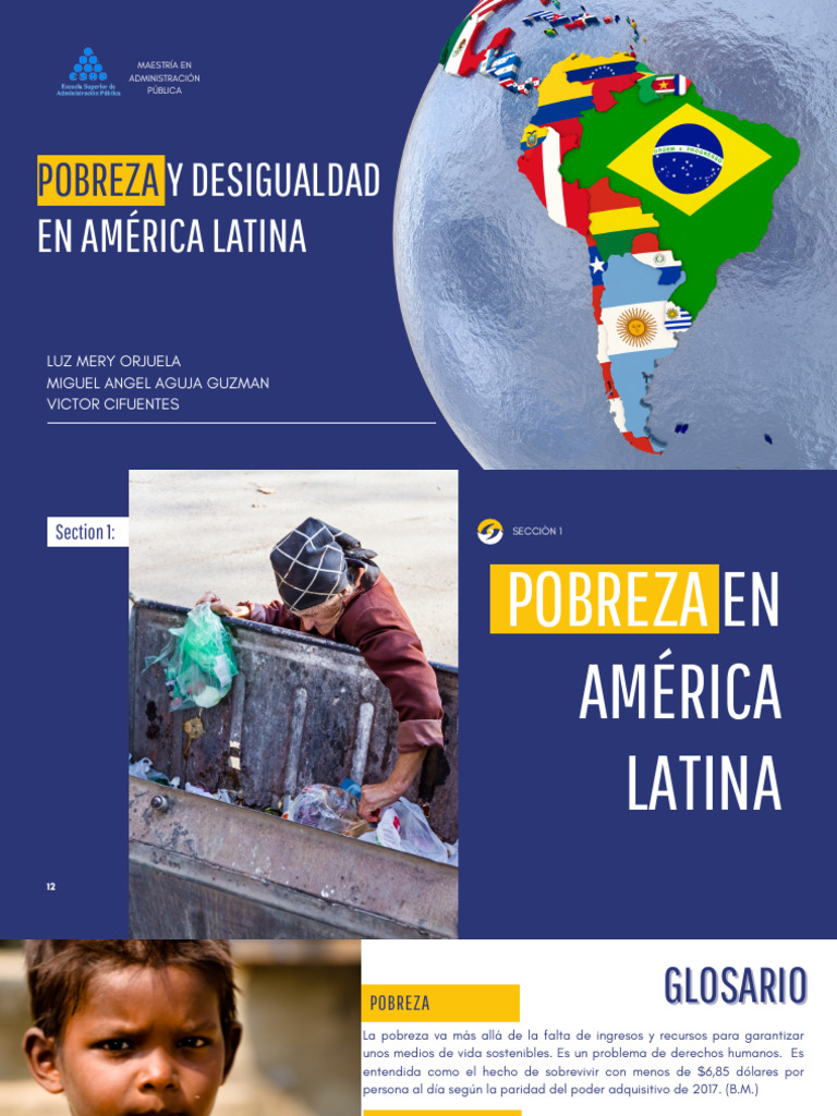 Pobreza y Desigualdad en America Latina | PDF | Pobreza | Pobreza e ...