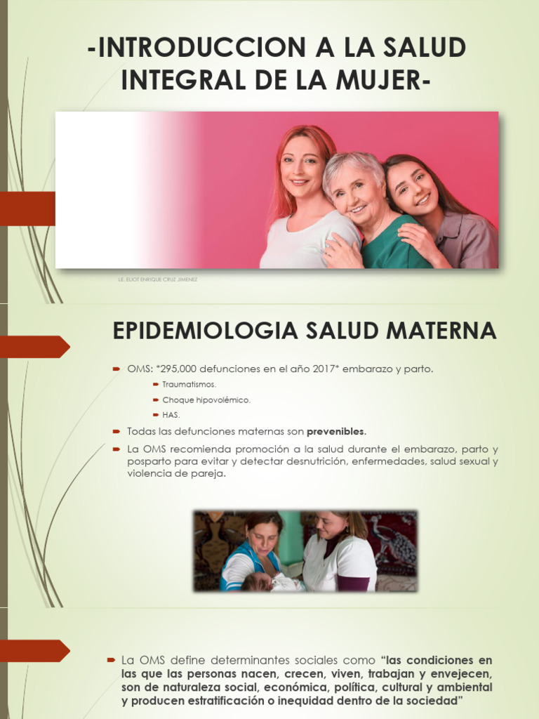 Salud Integral de la Mujer en México | PDF | Muerte materna | Partería
