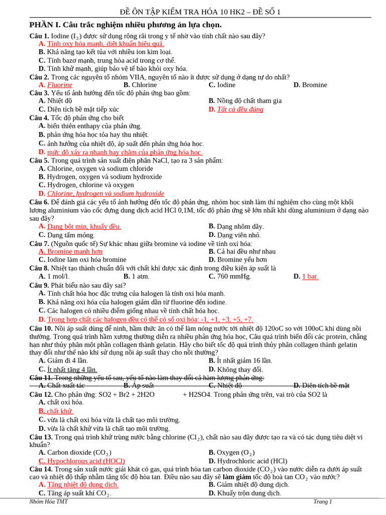 10-De On HK2 - de So 1 | PDF