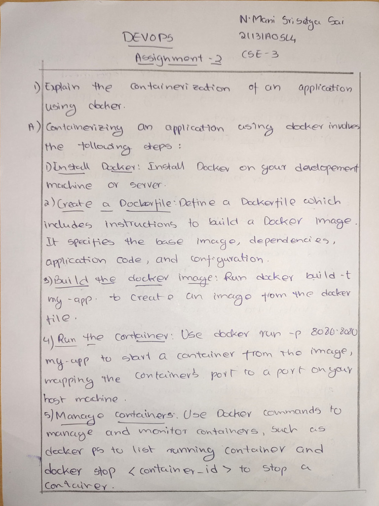 Devops Assignment 2 | PDF
