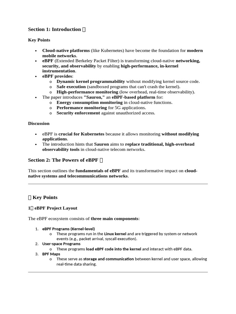 eBPF Enhancements for Cloud-Native Networks | PDF | Information ...