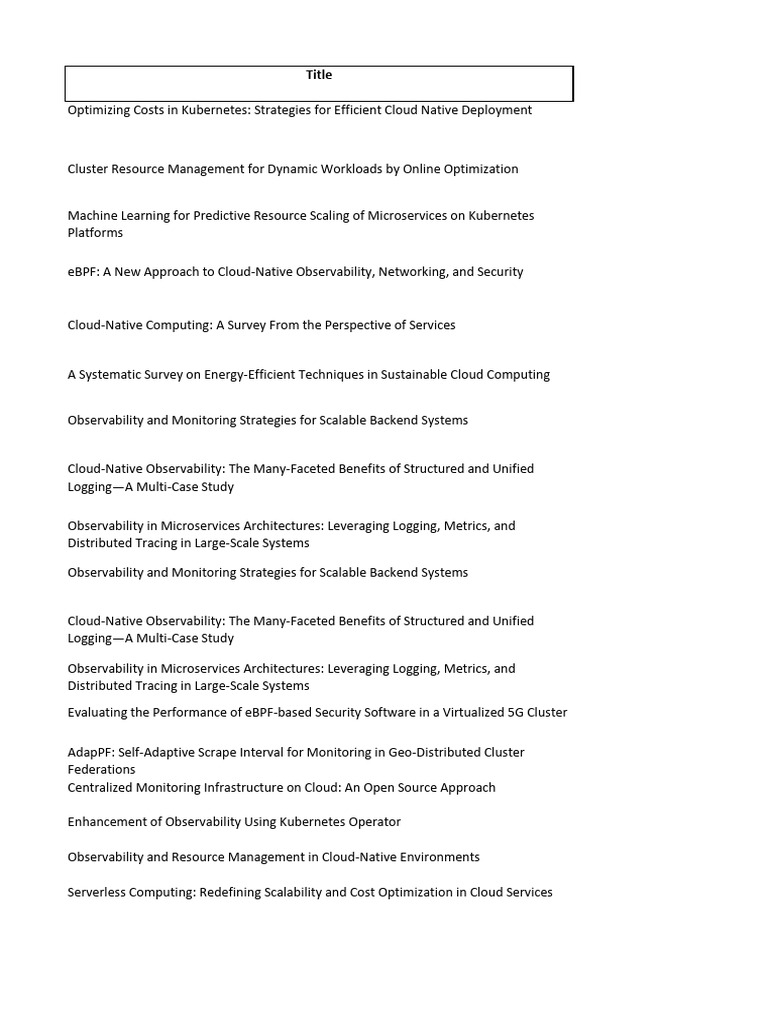 Kubernetes Cost Optimization Strategies | PDF | Scalability | Cloud ...