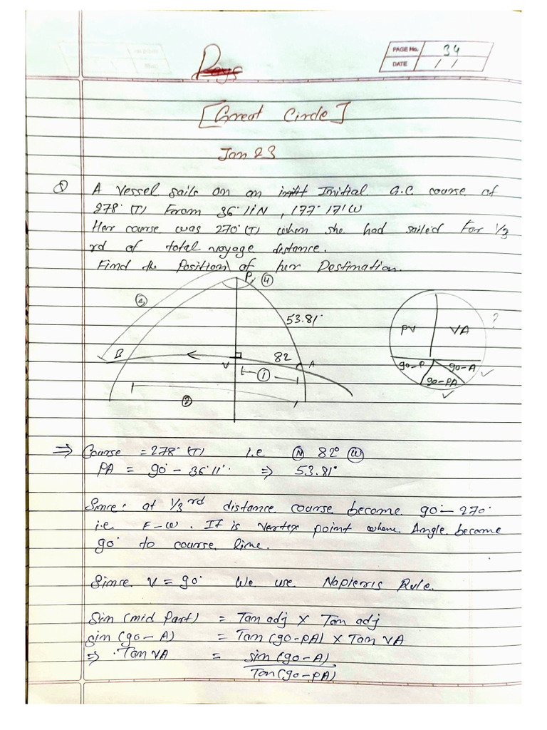 Great Circle Solved (Aug21-Jan23) - 231028 - 111321-1 | PDF