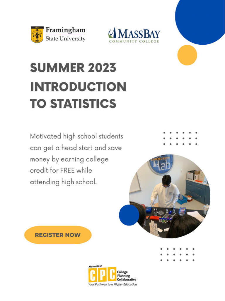 Summer 2023 Intro To Statistics | PDF