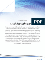 Archiving Technologies