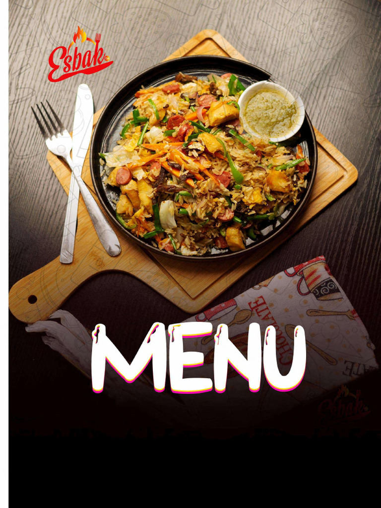 Esbak Menu | PDF
