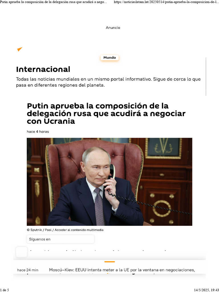 01putin Aprueba | PDF