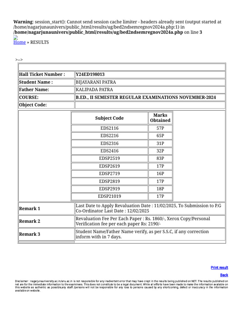 Acharya Nagarjuna University | PDF