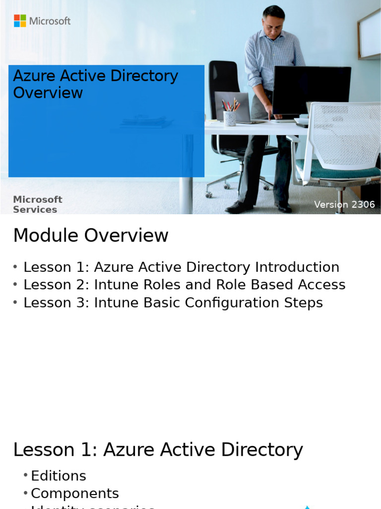 Module 02 - MW11D Intune - Azure Active Directory | PDF | Active ...