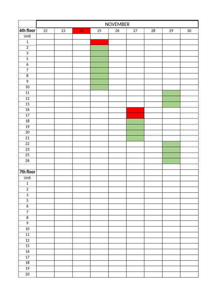Schedule Sample | PDF