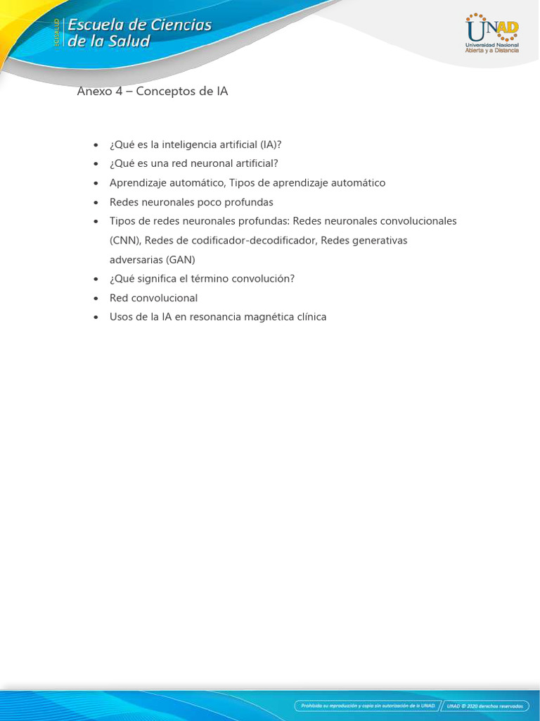 Conceptos Clave de Inteligencia Artificial | PDF