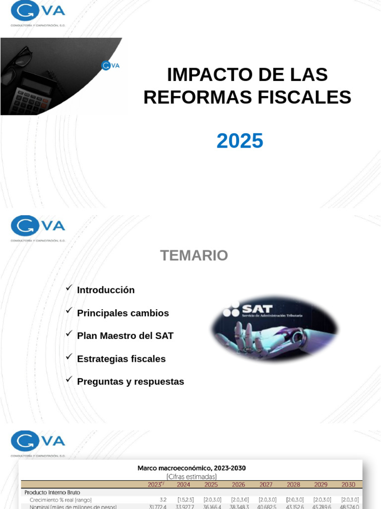 Reformas Fiscales 2025: Claves y Cambios | PDF | Impuesto sobre la ...