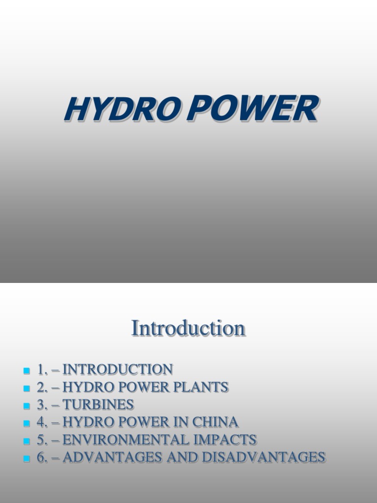 Hydro | PDF