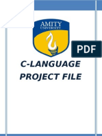 C - Practical File