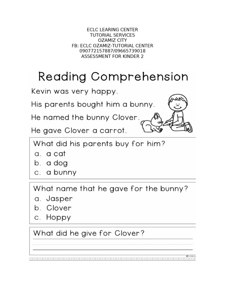 Assesment for Grade 2 | PDF