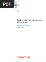 Siebel Escript Language Reference: Version 8.0, Rev. A June 2007