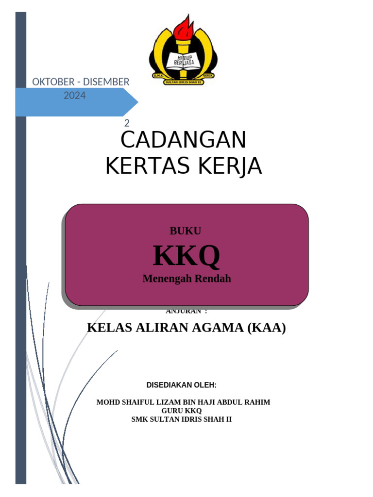 Buku KKQ Tingkatan 3 Menengah Rendah | PDF