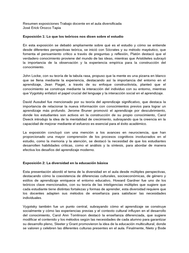 Documento Sin Título | PDF | Aprendizaje | Enseñando