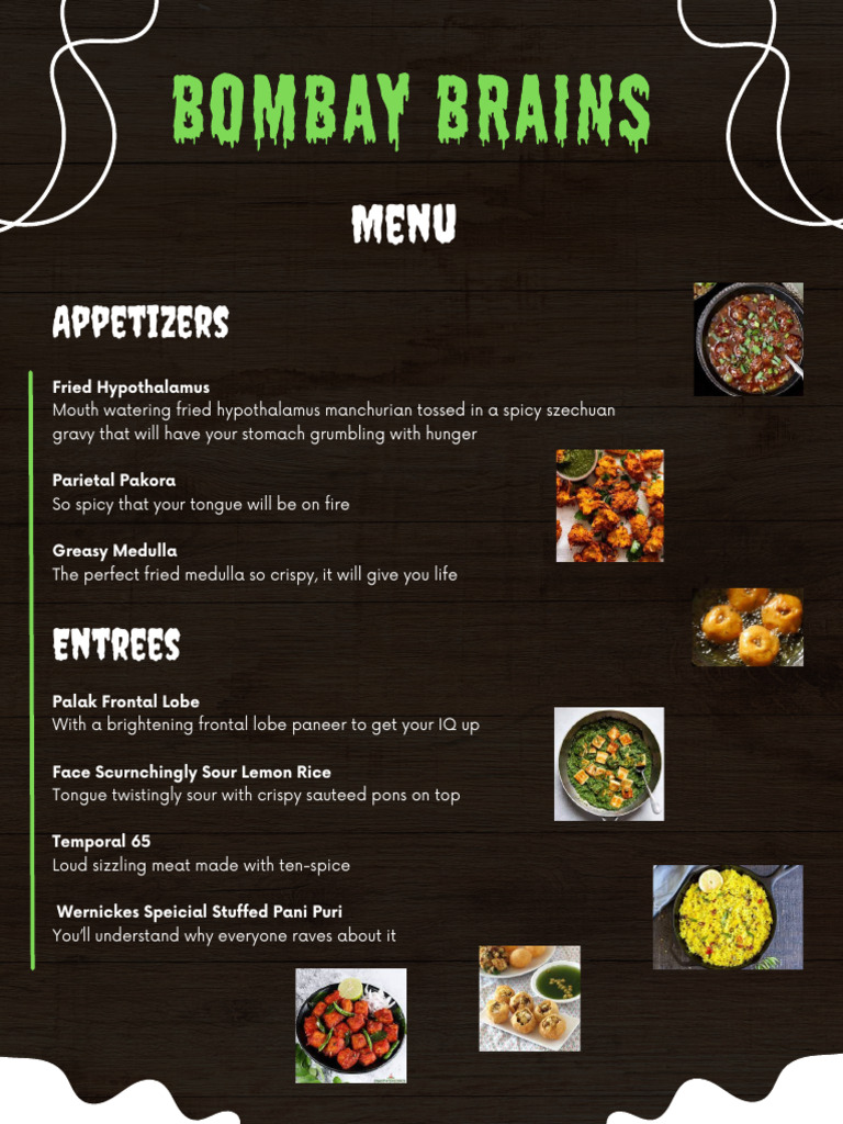 AP Psych Zombie Menu | PDF