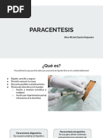 Paracentesis: Procedimiento y Pasos | PDF