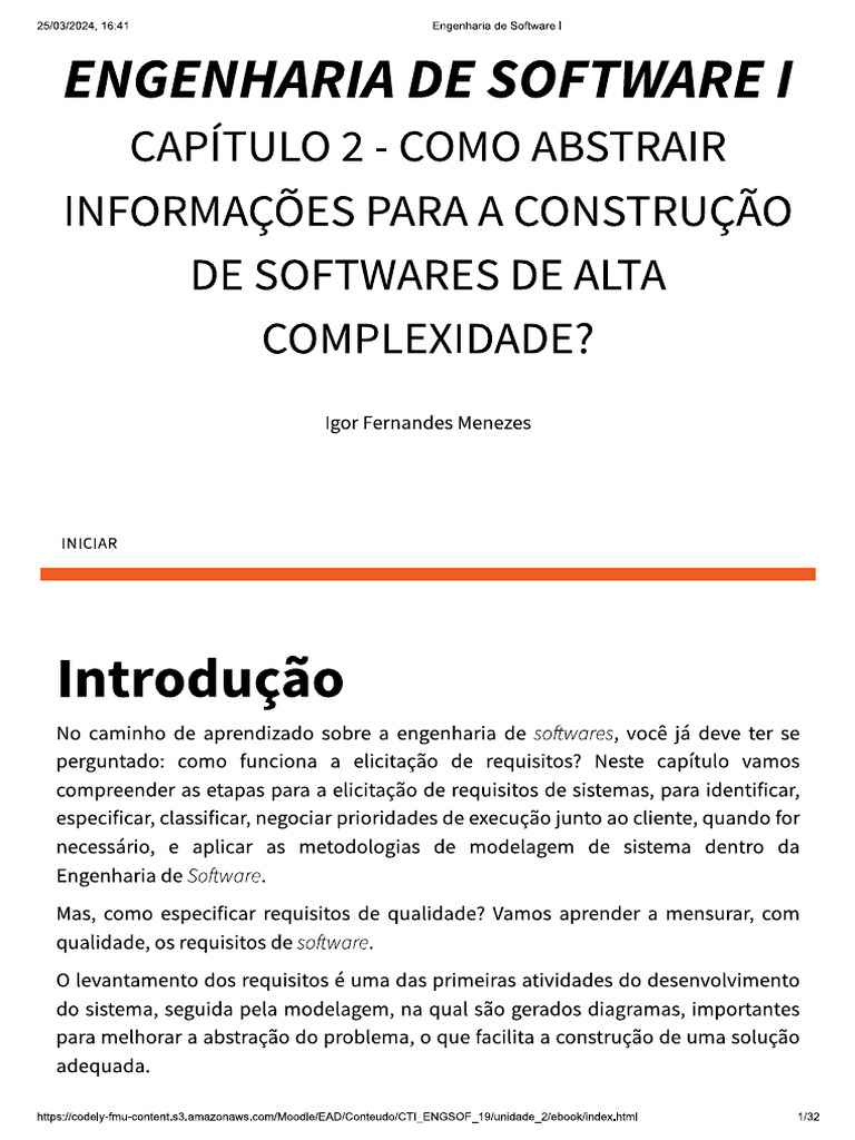Engenharia de Software Ii | PDF