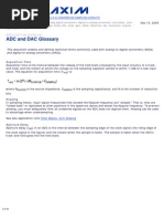 ADC and DAC Glossary: Application Note 641