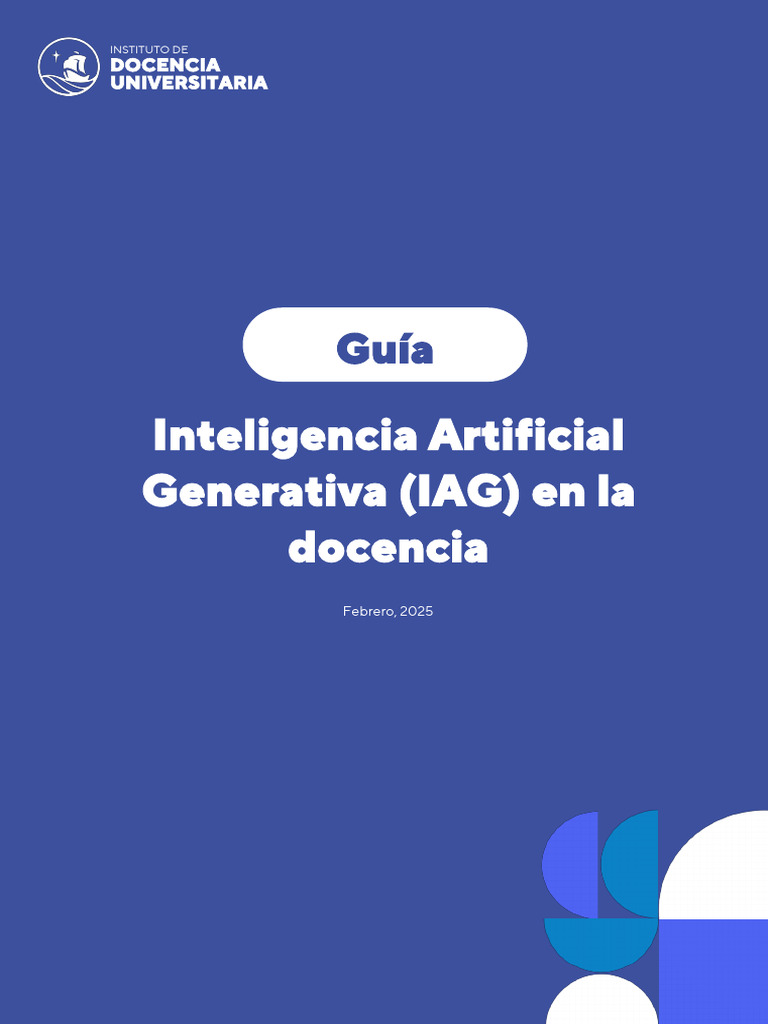 Guía de IA Generativa en Docencia 2025 | PDF | Inteligencia artificial ...
