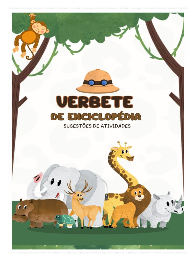 Verbete de Enciclopédia Infantil | PDF | Tubarões | Mar