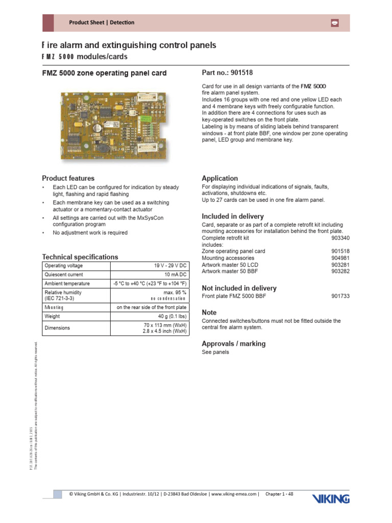 Fire Alarm Control Panels Overview | PDF