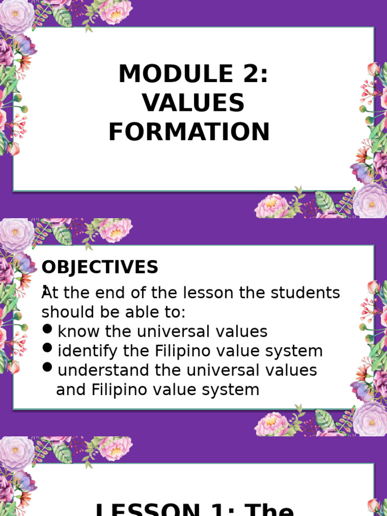 I.C Report VALUES FORMATION | PDF | Social Psychology | Psychology