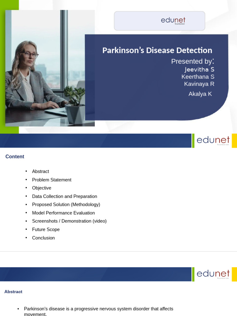 Parkinson's Disease Detection | PDF | Machine Learning | Parkinson's ...
