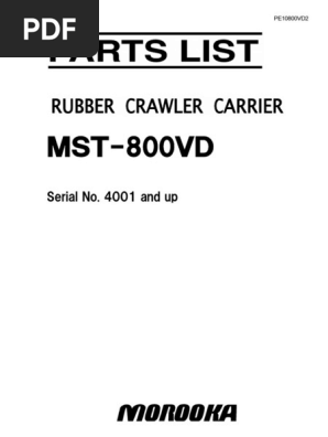 英 パーツリストMST-800VD T2 PE10800VD2 20200619 | PDF | Washer