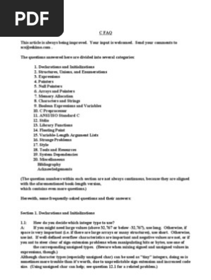 C Faq C Programming Language Pointer Computer Programming