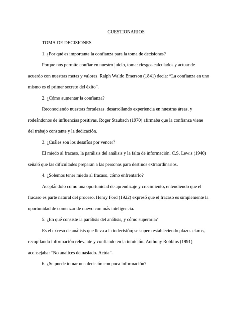 Estrategias para Decisiones Efectivas | PDF | Comunicación | Toma de ...
