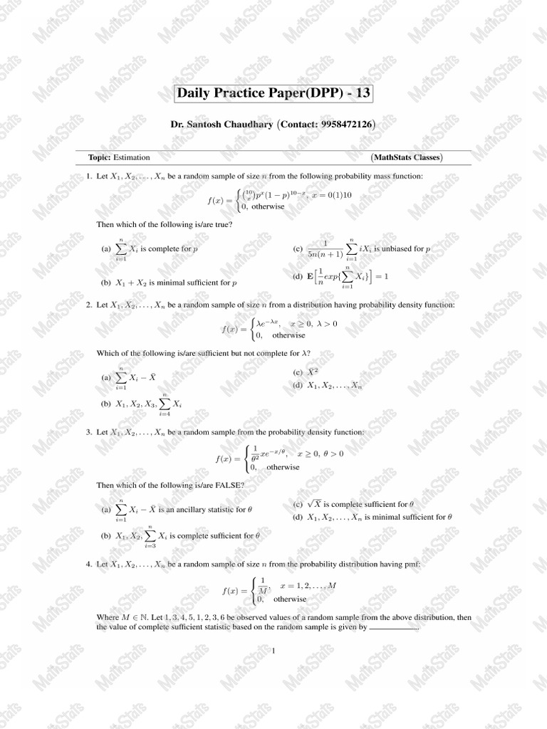 DPP 13 | PDF